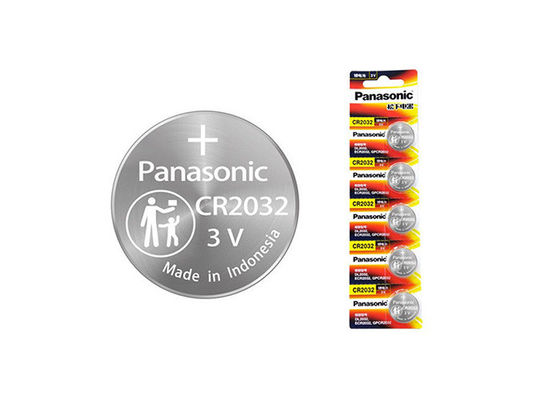 جودة  Car Key Battery Panasonic CR2032 3V 225mAh Button Cells for Vehicle Keys مصنع