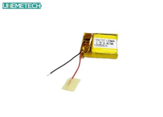 جودة  3.8V 110mAh 441718 High Voltage Polymer Lithium Ion Battery for Medical Bracelet مصنع