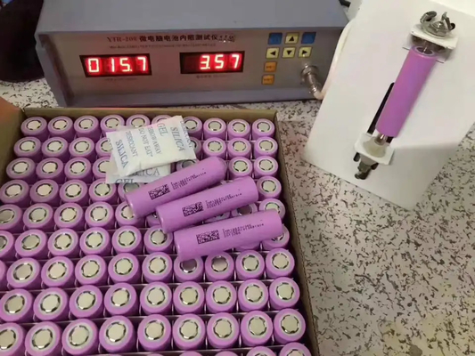 INR18650-26E 2600mAh 3C 1000 دورة 3.65 فولت بطارية ليثيوم أيون 18650 قابلة لإعادة الشحن