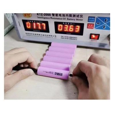 INR18650-26E 2600mAh 3C 1000 دورة 3.65 فولت بطارية ليثيوم أيون 18650 قابلة لإعادة الشحن