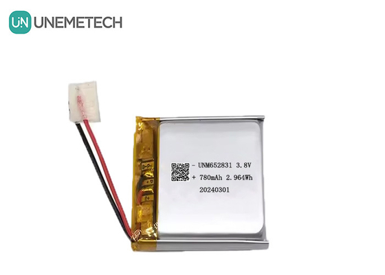 4بطارية لي آيون عالية الجهد 35 فولت 682531 780mAh 3.8 فولت بطارية جهاز قابل للارتداء