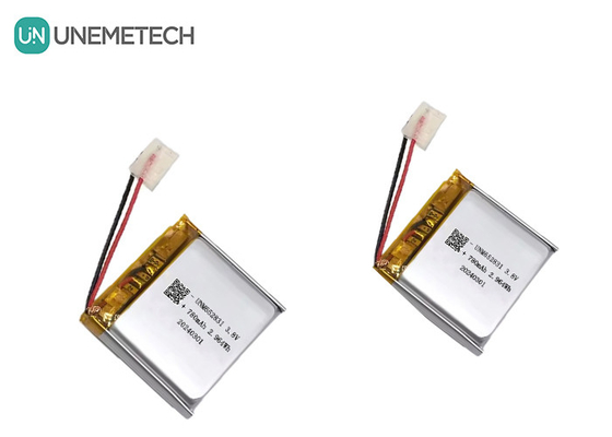 4بطارية لي آيون عالية الجهد 35 فولت 682531 780mAh 3.8 فولت بطارية جهاز قابل للارتداء