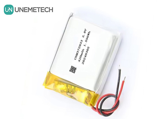 بطارية الليثيوم ذات الجهد العالي 3.8 فولت 420mAh 372933 4.35 فولت بطارية الليثيوم للساعات الذكية