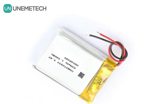 بطارية الليثيوم ذات الجهد العالي 3.8 فولت 420mAh 372933 4.35 فولت بطارية الليثيوم للساعات الذكية