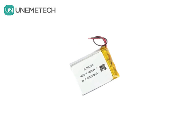 بطارية الليثيوم الأيونية عالية الجهد 3.8V 400mAh مخصصة 622526 للساعات الذكية