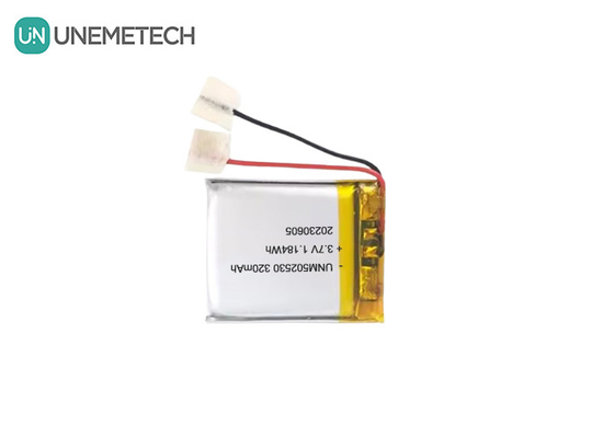 502530 3.7 فولت 320mAh بطارية الليثيوم البوليمرية القابلة لإعادة الشحن للمنتجات القابلة للارتداء