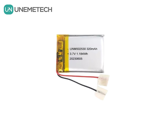 502530 3.7 فولت 320mAh بطارية الليثيوم البوليمرية القابلة لإعادة الشحن للمنتجات القابلة للارتداء