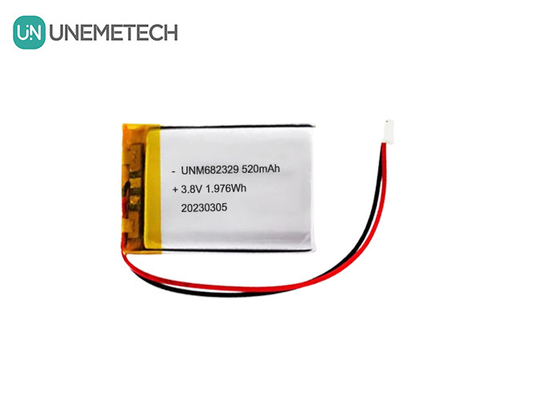 بطارية الليثيوم عالية الجهد CE 4.35V 682329 520mAh 3.8V بطارية ليثيوم أيون قابلة لإعادة الشحن