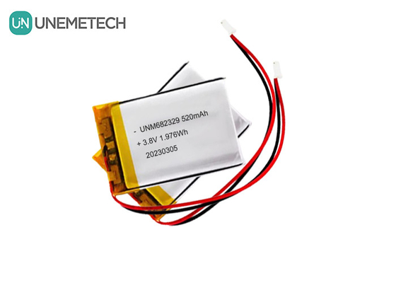 بطارية الليثيوم عالية الجهد CE 4.35V 682329 520mAh 3.8V بطارية ليثيوم أيون قابلة لإعادة الشحن