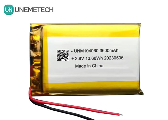 UNEMETECH 4.35 فولت بطارية الليبو عالية الجهد 104060 3.8 فولت 3600mAh بطارية ليثيوم أيون بوليمر
