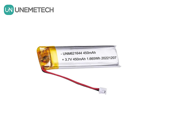 UNEMETECH 3.7V 450mAh بطارية قابلة لإعادة الشحن لليبو مخصصة 621644 للقلم الإلكتروني