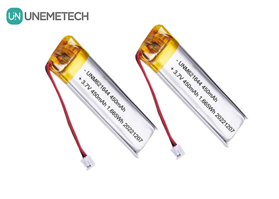 UNEMETECH 3.7V 450mAh بطارية قابلة لإعادة الشحن لليبو مخصصة 621644 للقلم الإلكتروني