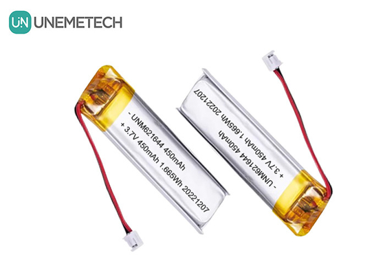 UNEMETECH 3.7V 450mAh بطارية قابلة لإعادة الشحن لليبو مخصصة 621644 للقلم الإلكتروني