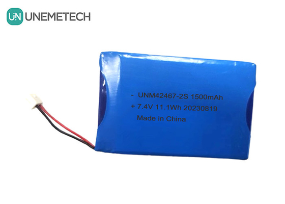 بطارية لي بوليمر ذات خلايا 2 7.4 فولت 1500mAh بطارية لي بوليمر 2S 424567 لأجهزة التجميل