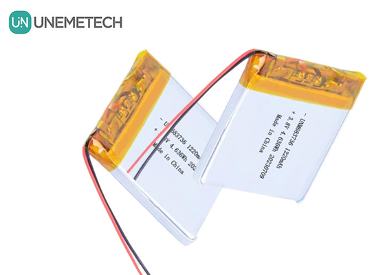 بطاريات الليثيوم البوليمر ذات الجهد العالي 4.35 فولت 1220mAh 683736 مع عمر دورة طويلة