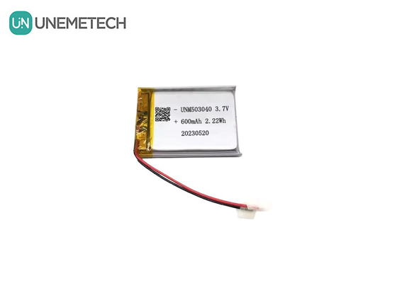 بطارية ليثيوم أيون قابلة لإعادة الشحن 503040 3.7 فولت بطارية ليبو 600mAh مع لوحة حماية لنظام الإنذار