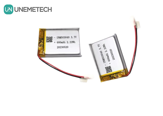 بطارية ليثيوم أيون قابلة لإعادة الشحن 503040 3.7 فولت بطارية ليبو 600mAh مع لوحة حماية لنظام الإنذار