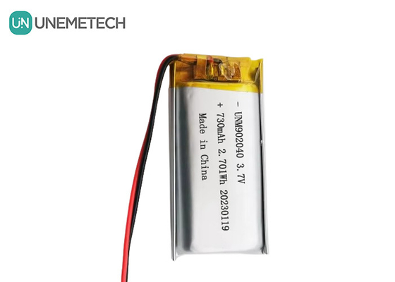 شهادات UL1642 بطارية ليبو قابلة لإعادة الشحن 902040 3.7V 730mAh للأجهزة المحمولة