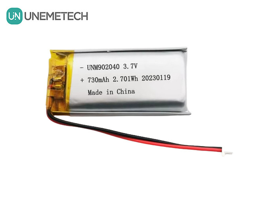 شهادات UL1642 بطارية ليبو قابلة لإعادة الشحن 902040 3.7V 730mAh للأجهزة المحمولة