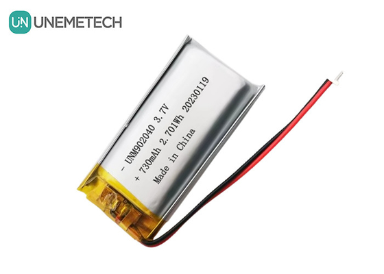 شهادات UL1642 بطارية ليبو قابلة لإعادة الشحن 902040 3.7V 730mAh للأجهزة المحمولة
