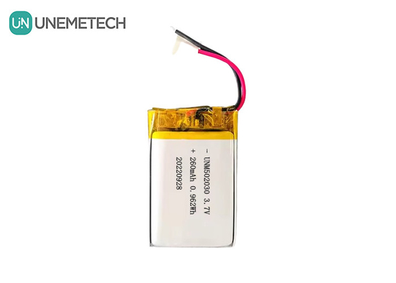 بطاريات ليبو قابلة لإعادة الشحن 502030 / 3.7V بطارية ليتيوم بوليمر صغيرة مخصصة