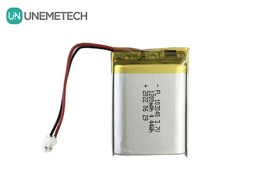 1200mAh بطارية ليثيوم أيون البوليمر قابلة لإعادة الشحن 3.7 فولت 103040 للكهرباء الاستهلاكية