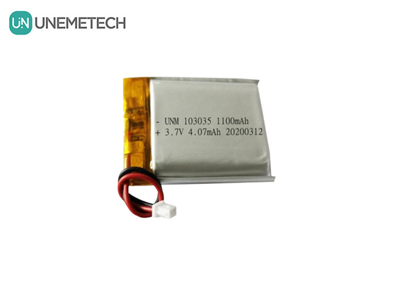 1100mAh 3.7V بطارية LiPO قابلة لإعادة الشحن حسب الطلب 103035 بطارية Li Po Pack لمسجل صوت MP3