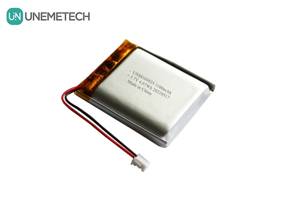 1100mAh 3.7V بطارية LiPO قابلة لإعادة الشحن حسب الطلب 103035 بطارية Li Po Pack لمسجل صوت MP3
