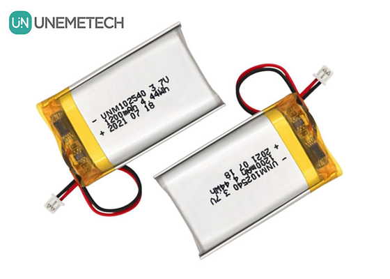بطارية الليثيوم البوليمر المخصصة 102540 3.7V بطارية لي بو 1200mAh لمعدات التجميل