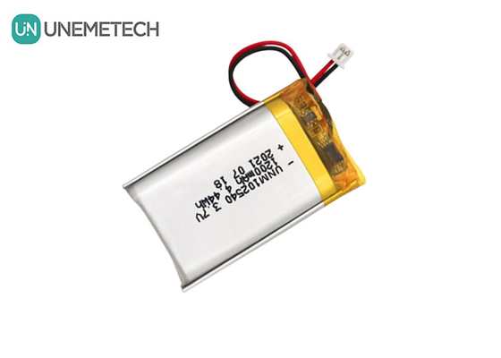 بطارية الليثيوم البوليمر المخصصة 102540 3.7V بطارية لي بو 1200mAh لمعدات التجميل