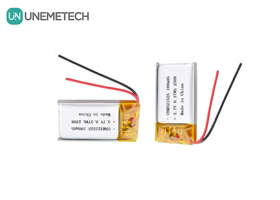 3.7V 80mAh 321525 بطارية ليثيوم أيون بوليمر قابلة لإعادة الشحن 1C للمنتجات الإلكترونية