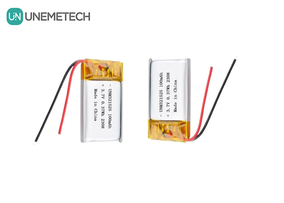 3.7V 80mAh 321525 بطارية ليثيوم أيون بوليمر قابلة لإعادة الشحن 1C للمنتجات الإلكترونية