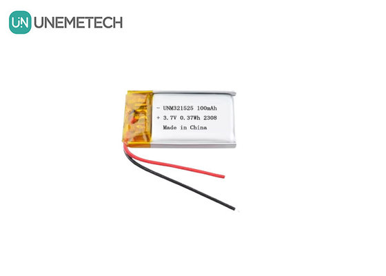 3.7V 80mAh 321525 بطارية ليثيوم أيون بوليمر قابلة لإعادة الشحن 1C للمنتجات الإلكترونية