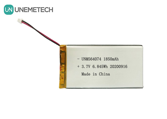 3بطارية بوليمر ليثيوم أيونية قابلة لإعادة التشغيل بنطاق.7 فولت 1850mAh 564074 لمعدات الجمال الطبية