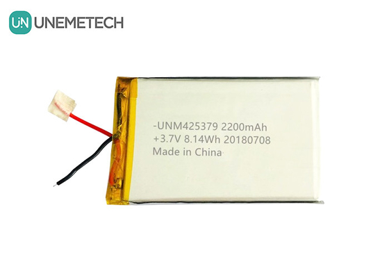 بطارية بنك الطاقة بطارية الليثيوم البوليمر المخصصة 425379 3.7V 2200mAh مع شريط لاصق 3M
