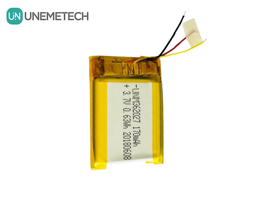 الفضة 3.7 فولت 170mAh بطاريات لي بولير مخصصة 362027 للجهاز الطبي الطابعة المحمولة
