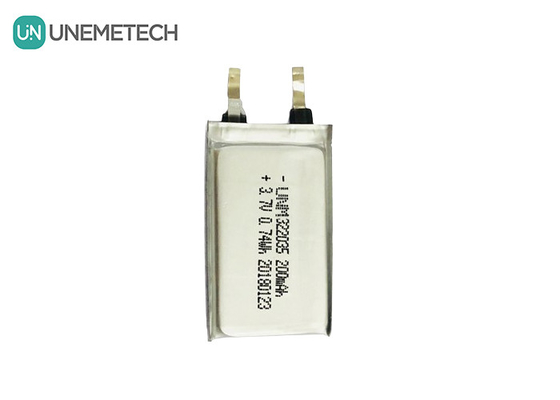 بطارية لي البوليمرية المعدة لإعادة الشحن 322035 3.7 فولت 200mAh لأجهزة سماعة لاسلكية