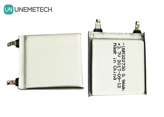 بطاريات الليثيوم البوليمرية القابلة لإعادة الشحن مخصصة / 3.7V 260mAh 322730 بطارية لي بو