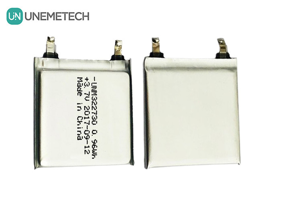 بطاريات الليثيوم البوليمرية القابلة لإعادة الشحن مخصصة / 3.7V 260mAh 322730 بطارية لي بو