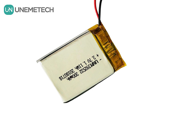 تعقب جي بي إس بطارية الليثيوم البوليمر المخصصة / 3.7 فولت 300mAh 392532 بطارية ليبو قابلة لإعادة الشحن