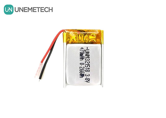 3.8 فولت بطارية لي آيون عالية الجهد بطارية ليبو صغيرة للغاية 4.35 فولت 70mAh 321518 لمراقب GPS