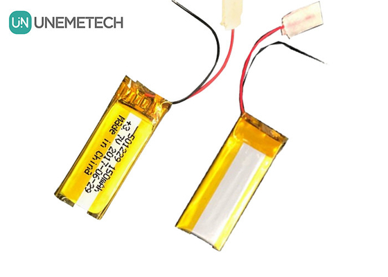 بطارية الليثيوم البوليمر الليثيوم أيون 3.7 فولت 150mAh 501229 لأجزاء المعدات الإلكترونية