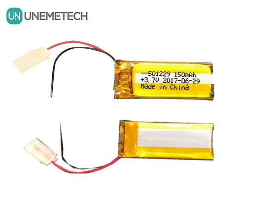 بطارية الليثيوم البوليمر الليثيوم أيون 3.7 فولت 150mAh 501229 لأجزاء المعدات الإلكترونية