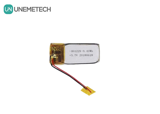 بطارية لي يون البوليمر المخصصة 3.7 فولت 110mAh 401229 بطارية ليبو صغيرة لحجرة شحن سماعات الأذن