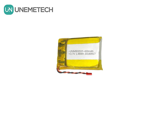 802025 بطارية الليثيوم البوليمر 3.7 فولت 400mAh بطاريات LiPO قابلة لإعادة الشحن لمراقب GPS