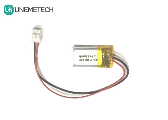 401120 3.7V 55mAh بطاريات ليبو المصنوعة خصيصا / سماعة الرأس بطاريات ليبو قابلة لإعادة الشحن
