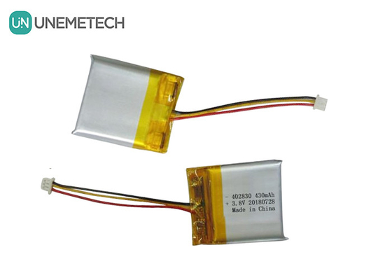 بطارية لي بوليمر عالية الجهد 402830 3.8 فولت 430mAh بطاريات HV LiPo للأجهزة الطبية
