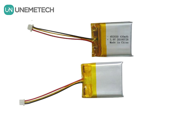 بطارية لي بوليمر عالية الجهد 402830 3.8 فولت 430mAh بطاريات HV LiPo للأجهزة الطبية