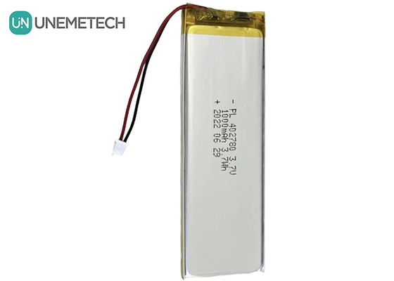 صندوق شحن بطارية ليتيم بوليمر 1000mah 3.7V بطارية ليتيموليمر قابلة لإعادة الشحن 402780