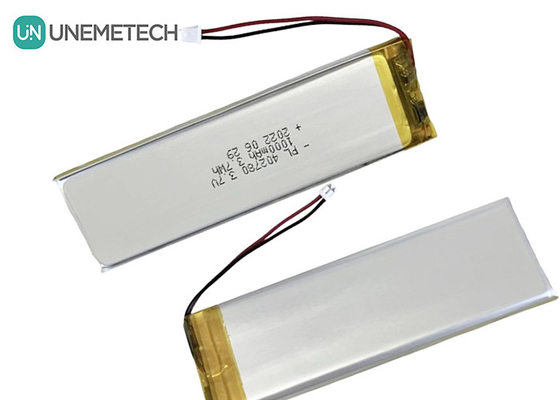 صندوق شحن بطارية ليتيم بوليمر 1000mah 3.7V بطارية ليتيموليمر قابلة لإعادة الشحن 402780